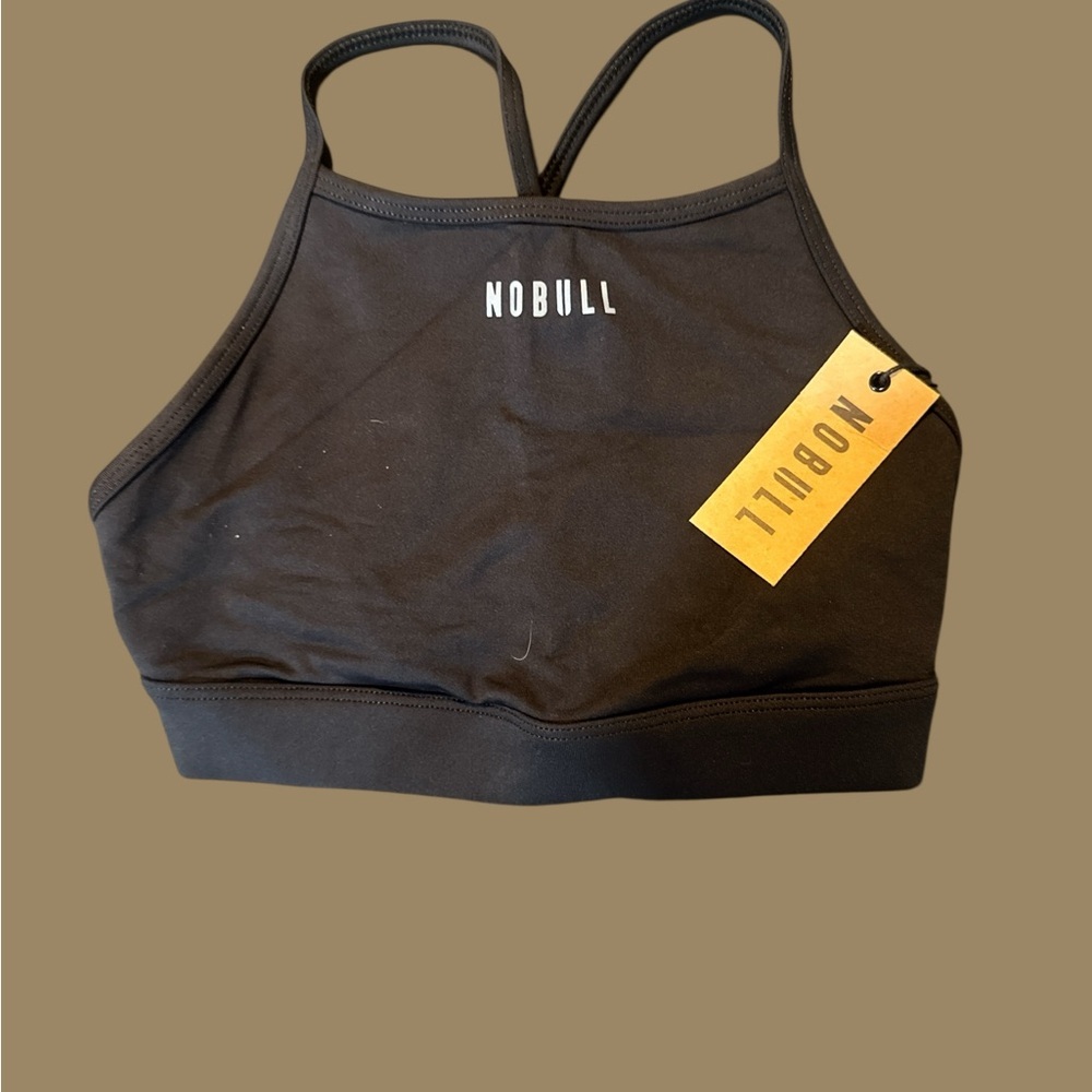 NOBULL Black Sports Bra with Strappy Back
